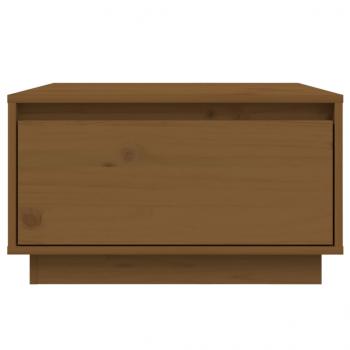 Couchtisch Honigbraun 55x56x32 cm Massivholz Kiefer