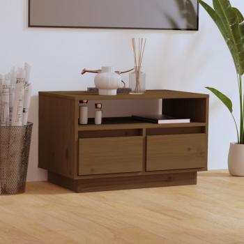 ARDEBO.de - TV-Schrank Honigbraun 60x35x37 cm Massivholz Kiefer