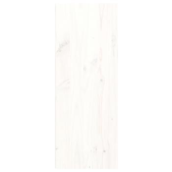 Wandschrank Weiß 30x30x80 cm Massivholz Kiefer