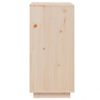 Schuhschrank 35x35x80 cm Massivholz Kiefer