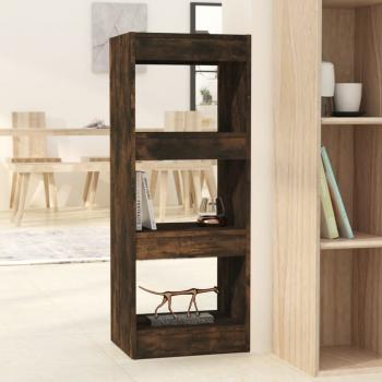 ARDEBO.de - Bücherregal/Raumteiler Räuchereiche 40x30x103 cm Holzwerkstoff