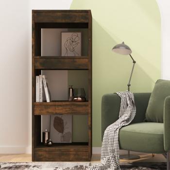 Bücherregal/Raumteiler Räuchereiche 40x30x103 cm Holzwerkstoff