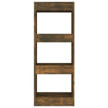 Bücherregal/Raumteiler Räuchereiche 40x30x103 cm Holzwerkstoff
