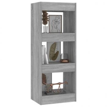 Bücherregal/Raumteiler Grau Sonoma 40x30x103 cm Holzwerkstoff