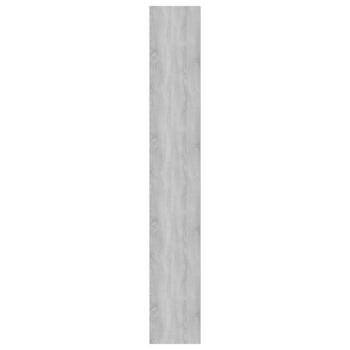 ARDEBO.de - Bücherregal/Raumteiler Grau Sonoma 100x30x198 cm Holzwerkstoff