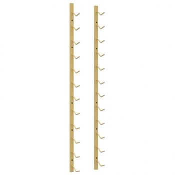 Wand-Weinregal für 12 Flaschen Golden Eisen
