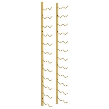 Wand-Weinregal für 24 Flaschen Golden Eisen