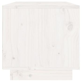 ARDEBO.de - TV-Schrank Weiß 60x35x35 cm Massivholz Kiefer