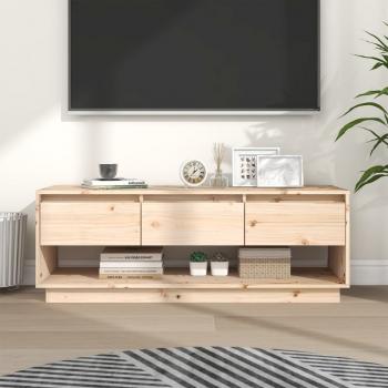 ARDEBO.de - TV-Schrank 110,5x34x40 cm Massivholz Kiefer