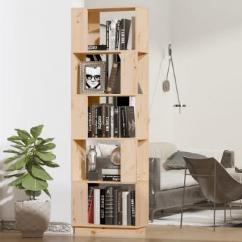ARDEBO.de - Bücherregal/Raumteiler 51x25x163,5 cm Massivholz Kiefer