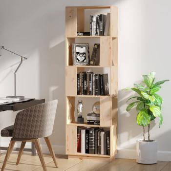 Bücherregal/Raumteiler 51x25x163,5 cm Massivholz Kiefer