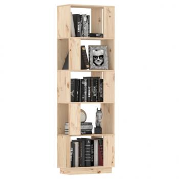 Bücherregal/Raumteiler 51x25x163,5 cm Massivholz Kiefer
