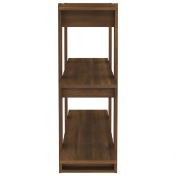 Bücherregal/Raumteiler Braun Eichen-Optik 100x30x87 cm
