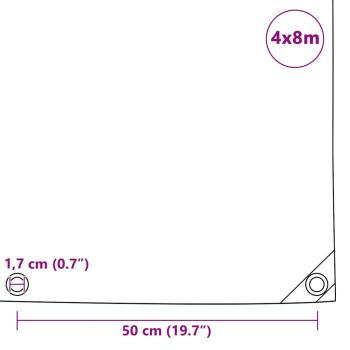 Abdeckplane 650 g/m² 4x8 m