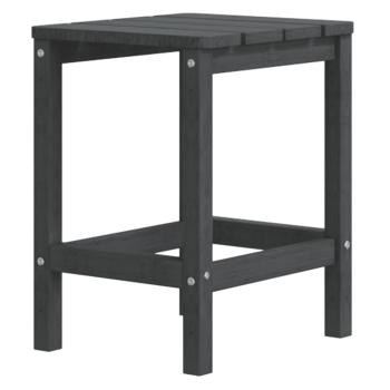 ARDEBO.de - Adirondack-Gartenstuhl mit Tisch HDPE Anthrazit