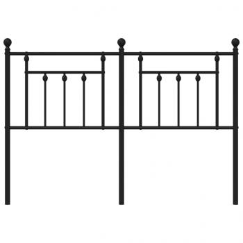 Kopfteil Metall Schwarz 150 cm