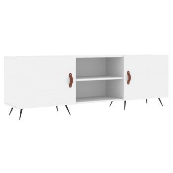 TV-Schrank Weiß 150x30x50 cm Holzwerkstoff