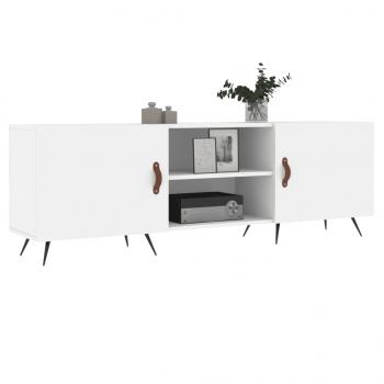 TV-Schrank Weiß 150x30x50 cm Holzwerkstoff