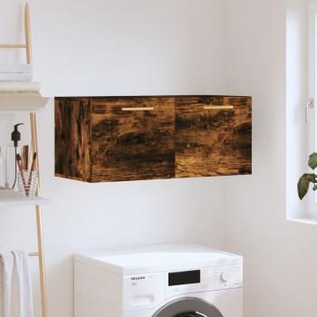 ARDEBO.de - Wandschrank Räuchereiche 80x36,5x35 cm Holzwerkstoff