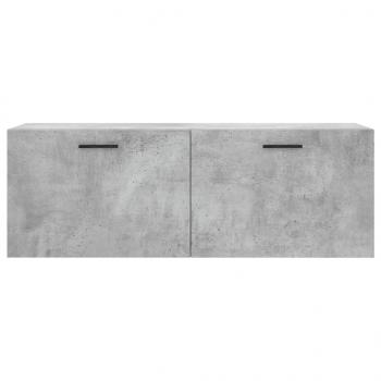 Wandschrank Betongrau 100x36,5x35 cm Holzwerkstoff