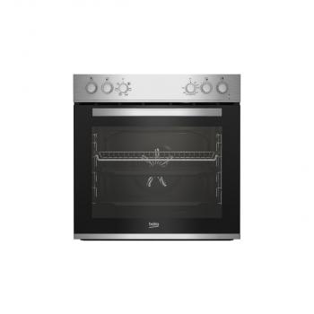 Beko BBUE12020X Einbau Herdset mit Glaskeramikkochfeld, 60cm breit, 72L, SteamShine, 5 Einschubebenen, Restwärmeanzeige, Edelstahl