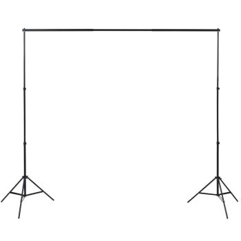 Fotostudio-Set mit Beleuchtung und Hintergrund
