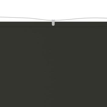 Senkrechtmarkise Anthrazit 60x600 cm Oxford-Gewebe