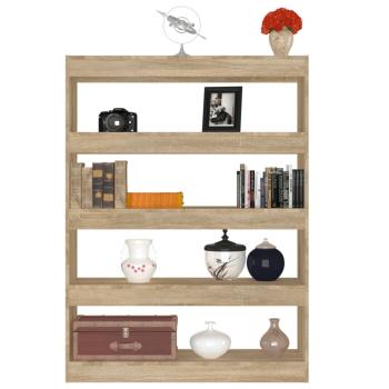 ARDEBO.de - Bücherregal/Raumteiler Sonoma-Eiche 100x30x135 cm