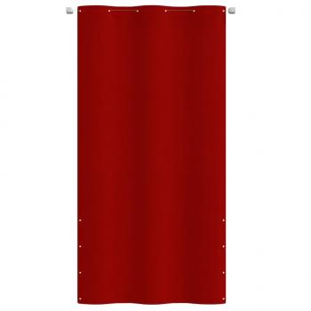 Balkon-Sichtschutz Rot 120x240 cm Oxford-Gewebe
