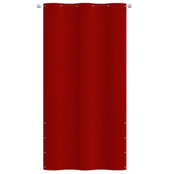 Balkon-Sichtschutz Rot 120x240 cm Oxford-Gewebe