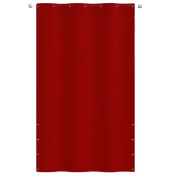 Balkon-Sichtschutz Rot 140x240 cm Oxford-Gewebe