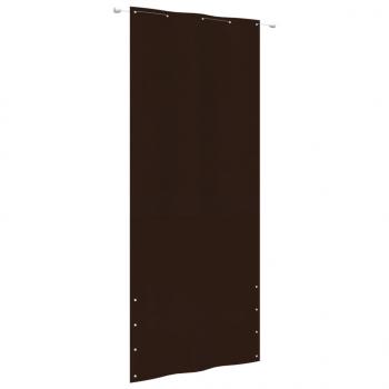 ARDEBO.de - Balkon-Sichtschutz Braun 100x240 cm Oxford-Gewebe