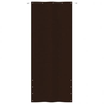 Balkon-Sichtschutz Braun 100x240 cm Oxford-Gewebe