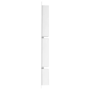 Duschnische mit 3 Fächern Mattweiß 41x99x9 cm