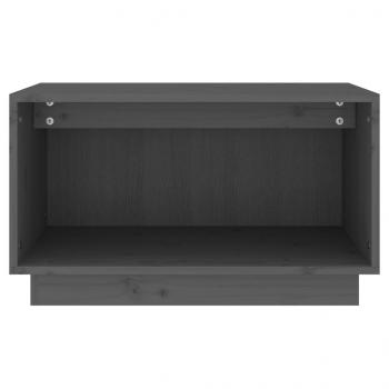 TV-Schrank Grau 60x35x35 cm Massivholz Kiefer