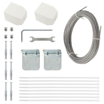 Balkon-Sichtschutz Hellgrün 140x240 cm Oxford-Gewebe