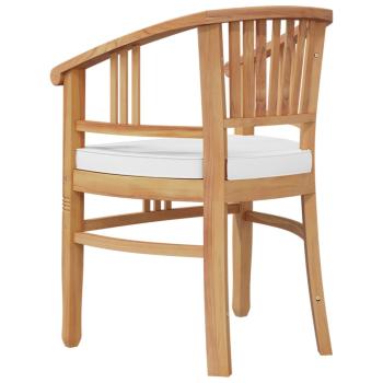 5-tlg. Garten-Essgruppe Massivholz Teak