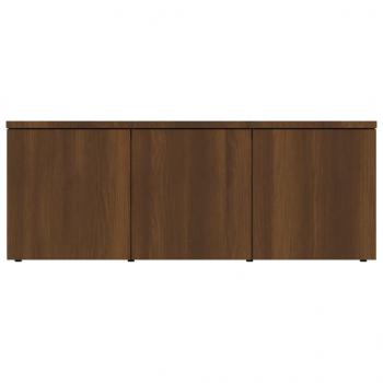TV-Schrank Braun Eichen-Optik 80x34x30 cm Holzwerkstoff