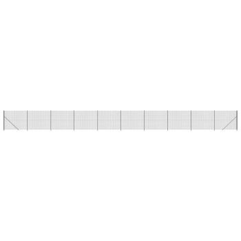 Maschendrahtzaun mit Bodenflansch Anthrazit 1,4x25 m
