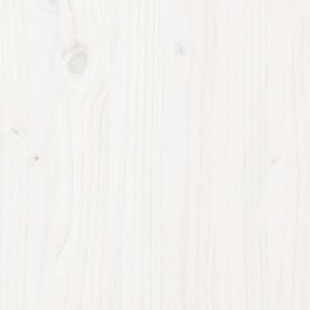 Ecksofa mit Kissen Weiß Massivholz Kiefer