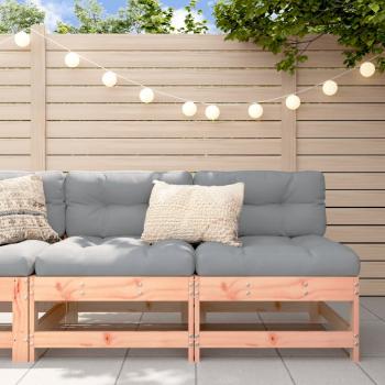 ARDEBO.de - Mittelsofas mit Kissen 2 Stk. Massivholz Douglasie