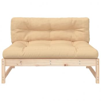 Mittelsofa 120x80 cm Massivholz Kiefer