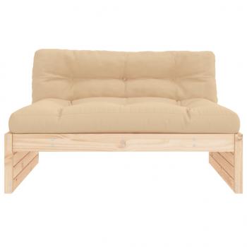 Mittelsofa 120x80 cm Massivholz Kiefer