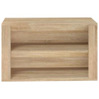 Schuhregal Sonoma-Eiche 75x35x45 cm Holzwerkstoff