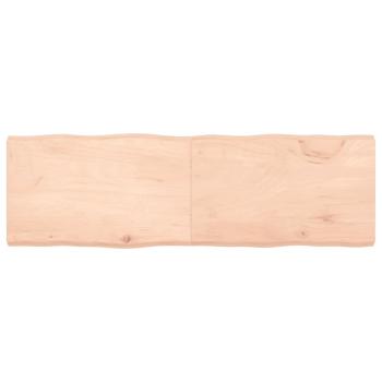 ARDEBO.de - Tischplatte 160x50x(2-6) cm Massivholz Unbehandelt Baumkante