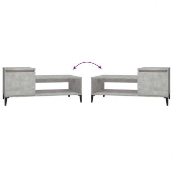 Couchtisch Betongrau 100x50x45 cm Holzwerkstoff