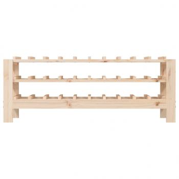 Weinregal 109,5x30x42 cm Massivholz Kiefer