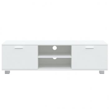 TV-Schrank Weiß 140x40,5x35 cm Holzwerkstoff