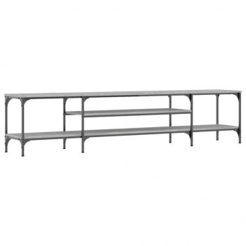 TV-Schrank Grau Sonoma 201x35x45 cm Holzwerkstoff & Eisen