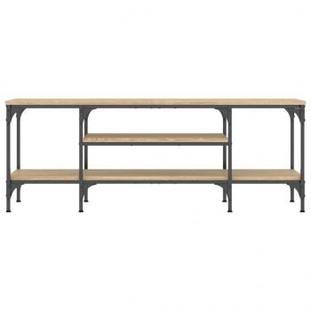 TV-Schrank Sonoma-Eiche 121x35x45 cm Holzwerkstoff & Eisen